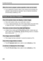 Page 288288
Troubleshooting Guide
 If you operate the camera’s dials or  lens during movie shooting, the 
operation noise will also be reco rded. Use an external microphone 
(commercially available) (p.187).
  If the LCD monitor is dirty,  use a soft cloth to clean it.
  In low or high temperatures, the  LCD monitor display may seem slow 
or might look black. It will retu rn to normal at room temperature.
  In Basic Zone modes and in movie  shooting mode, certain tabs and 
menu options are not displayed. Set...