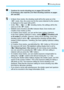 Page 205205
k Shooting Movies
 Cautions for movie shooting  are on pages 233 and 234.
  If necessary, also read the Live  View shooting cautions on pages 
201 and 202.
  In Basic Zone modes, th e shooting result will be the same as in the 
 mode. Also, the scene icon for th e scene detected by the camera 
is displayed on the upper left (p.207).
  In the < s>, < f >, or  shooting modes, the  settings will be the 
same as in the < d> mode.
  Settable menu functions will differ  between Basic Zone modes and...