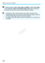 Page 250Q Quick Control for Playback
250
To rotate an image, set [ 51: Auto rotate ] to [OnzD ]. If [ 51: Auto rotate ] 
is set to [ OnD] or [ Off], the [ b Rotate image ] setting will be  recorded to 
the image, but the came ra will not rotate the image for display.
 Pressing the < Q> button during the index di splay will switch to the 
single-image display and the Quick Control screen  will appear. Pressing 
the < Q> button again will return to the index display.
  For images taken with another camera , the...