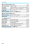 Page 348Menu Settings
348
A1: Live View shooting 1 (Red)Page
A2: Live View shooting 2 (Red)
3: Playback 1  (Blue)
Live View ShootingEnable / Disable187
AF method
FlexiZone- Single /  u Live mode / Quick mode192
Grid display
Off / 3x3  l / 6x4  m / 3x3+diag n187
Aspect ratio3:2 / 4:3 / 16:9 / 1:1188
Exposure simulationEnable / During  e / Disable 189
Silent LV shootingMode 1 / Mode 2 / Disable190
Metering timer4 sec. / 16 sec. / 30 sec.  / 1 min. / 10 min. / 30 min.191
Protect images
Erase-protect images265...