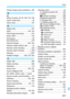 Page 401401
Index
Protect (image erase protection)...265
Q
Q 
(Quick Control) ..49, 83, 185, 215, 249
Quick Control Dial ...........................46
Quick mode .......... .........................197
R
Rating mark...................................247
RAW......................... .............102, 104
RAW image process ing ................272
RAW+JPEG ..................................102
Recharging........... ...........................28
Recording level .... .........................218
Reduced display .....