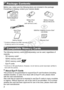 Page 22
Package Contents
Before	use,	make	sure	the	following	items	are	included	in	the	package.
If	anything	is	missing,	contact	your	camera	dealer.
Camera Battery	Pack
NB‑10L
(with
	terminal	cover) Battery
	Charger
CB‑2LC/CB‑2LCE
Neck	Strap
NS-DC11 DIGITAL	CAMERA	Solution	Disk*
(CD-ROM)
Getting	Started Warranty	Card
*	Contains
	software	and	PDF	manuals	( =		30).
•	 A	memory	card	is	not	included.
Compatible Memor y Cards
The	following	memory	cards	(sold	separately)	can	be	used,	regardless	of	capacity.
•	 SD...