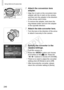 Page 246246
Using	Optional	Accessories
2	 Attach	the	conversion	lens	
adapter.
zzAlign	the	●	mark	on	the	conversion	lens	adapter	with	the	●	mark	on	the	camera,	and	then	turn	the	adapter	in	the	direction	of	the	arrows	until	it	locks.
zzTo	remove	the	adapter,	hold	down	the	ring	release	button	and	turn	the	adapter	in	the	opposite	direction.
3	 Attach	the	tele-converter	lens.
zzTurn	the	lens	in	the	direction	of	the	arrow	to	attach	it	securely	to	the	camera.
4	 Specify	the	converter	in	the	
camera	settings.
zzTurn...