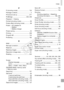 Page 3113 11
Index
P
P	(shooting	mode)	.............................124
Package	contents	.................................. 2
Photobook	set-up	.............................. 271
PictBridge	.................................. 238,	259
Playback		Viewing
Portrait	(shooting	mode)	...................... 95
Poster	effect	(shooting	mode)	............. 99
Power		AC	adapter	kit										Battery										Battery	charger
Power	saving	....................................... 42
Printing...