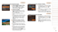 Page 181181
1
2
3
4
5
6
7
8
9
10
Cover 
Before Use
Common Camera 
Operations
Advanced Guide
Camera Basics
Auto Mode / 
Hybrid Auto Mode
Other Shooting 
Modes
Tv, Av, M, C1, 
and C2 Mode
Playback Mode
Wi-Fi Functions
Setting Menu
Accessories
Appendix
Index
Basic Guide
P Mode
Still Images
Setting Up Printing for Individual Images
1 Choose [Select Images & Qty.].
zzPress the  button, choose 
[Select Images & Qty.] on the [2] tab, 
and then press the  button.
2 Choose an image.
zzPress the  buttons or turn the...