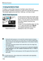 Page 110a: Manual Exposure
110
To obtain a correct flash exposure, the flash output will be set 
automatically (autoflash exposure) to match the manually-set aperture. 
The shutter speed can be set from 1/200 sec. to 30 sec or bulb.
A bulb exposure keeps the shutter open 
for as long as you hold down the shutter 
button. It can be used to shoot fireworks 
and other subjects requiring long 
exposures.
In step 3 on the preceding page, turn the 
 dial to the left to set . 
The elapsed exposure time will be...