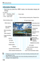 Page 158k Shooting Movies
158
 Each time you press the  button, the information display will 
change.
Information Display
Movie shooting remaining time / Elapsed time
Recording movie
Magnifying frame AF point (Quick mode)
ISO speed
Exposure level indicatorAperture AE lock White balance
Movie recording 
sizeAuto Lighting
Optimizer
Shutter speed AF method
•d: FlexiZone - Single
•c:u Live mode
•f: Quick mode
Battery check
Frame rate
Movie shooting mode
Possible shots
LED light
Highlight tone priority
GPS connection...