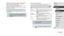 Page 3939
Continuous Shooting Scenes
If the icon for one of the following scenes (in table’s left column) is 
displayed when you shoot a still image, the camera shoots continuously. If 
the icon for one of the following scenes (in table’s left column) is displayed 
when you press the shutter button halfway, one of the icons [
], [], or 
[] is displayed to inform you that the camera shoots continuously.
Smiling
(including Babies)Consecutive images are captured, and the camera 
analyzes details such as facial...