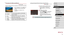 Page 7979
Linking the Spot AE Point Frame to the AF Frame
 Still Images  Movies
1 Set the metering method to [].
 zFollow the steps in “Changing the 
Metering Method” ( = 79) to choose 
[].
2 Configure the setting.
 z Press the [] button, choose [Spot 
AE Point] on the [6] tab, and then 
choose [AF Point] ( = 30).
 z
The Spot AE Point frame will now be 
linked to the movement of the AF frame 
(=
 90).
 ●
Not available when [AF method] is set to [+Tracking] ( = 91).
Changing the Metering Method
 Still Images...