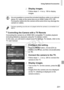 Page 201Using Optional Accessories
201
Display images.
zFollow steps 3 – 4 on p. 199 to display 
images.
Connecting the camera to an HDMI CEC-compatible TV enables playback 
(including slideshow playback) using the TV remote control.
In this case, you will need to adjust some TV settings. For details, refer to the 
TV user manual.
Configure the setting.
zPress the n button, choose [Ctrl via 
HDMI] on the 3 tab, and then choose [Enable] 
(p. 40).
Connect the camera to the TV.
zFollow steps 1 – 2 on p. 200 to...