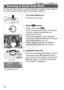 Page 5454
For fully automatic selection at optimal settings for specific scenes, simply let 
the camera determine the subject and shooting conditions.
Turn the camera on.
zPress the power button.
Enter A mode.
zSet the mode dial to  A.zAim the camera at the subject. The camera 
will make a slight clicking noise as it 
determines the scene.
XIcons representing the scene and image 
stabilization mode are displayed in the upper 
right of the screen (pp. 59, 61).
XFrames displayed around any detected 
subjects...