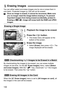 Page 130130
You can either select and erase images one by one or erase them in 
one batch. Protected images (p.129) will not be erased.
Once an image is erased, it cannot be recovered. Make sure 
you no longer need the image before erasing it. To prevent 
important images from being erased accidentally, protect it. 
Erasing a 1+73 image will erase both the RAW and JPEG 
images.
1Playback the image to be erased.
2Press the  button.
 The erase menu will appear at the 
bottom of the screen.
3Erase the image....