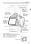 Page 1717
Nomenclature
Eyecup (p.165)
Viewfinder eyepiece
Display-off sensor (p.115)
 Shooting 
settings display/
Trimming orientation 
button (p.42,113/141)
 Menu 
button (p.38)
 
Print/Share button/
White balance 
selection button 
(p.139,148/90)
LCD monitor (p.38,109)
Tripod socket
 Playback button (p.54)
 Setting button (p.38)
 Cross keys (p.38)
  Metering mode/Jump selection button (p.77/125)
  Picture Style selection button (p.67)
  Drive mode selection button (p.53,63)
  AF mode selection button (p.60)...