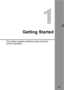 Page 2323
1
Getting Started
This chapter explains preliminary steps and basic 
camera operations. 