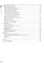 Page 66
TABLE OF CONTENTS
Setting Various Function .................................................................................... 107
Setting Auto Setup Function ......................................................................................... 107
Selecting the Power Management Mode ..................................................................... 107
Skip the POWER Button Operation .............................................................................. 108
Enabling/Disabling the...