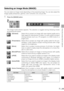 Page 5353
PROJECTING AN IMAGE FROM THE COMPUTER
Selecting an Image Mode (IMAGE)
You can select an image mode depending on the projecting image. You can also adjust the
image quality (sharpness, gamma, color correction, etc.) as you like.
1Press the [IMAGE] button.
The Image mode window appears. The selection is toggled among following modes
by pressing the button.
[Standard]Select this to project an image with near-original quality and a
high regard for reproduction of white. It is also suited to project
moving...