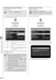 Page 9494
SETTING UP FUNCTIONS FROM MENUS
Performing Progressive Processing
[Progressive]
You can accumulate and composite information
for a signal for a low resolution image to convert
it to a high resolution image.
T
T
Press the [OK] button to confirm, and then press
the [MENU] button.
Selecting a Menu Position
[Menu position]
You can select the position of the menu dis-
played on the screen.
T
T
Move the menu to the desired position with [ ],
[], and then press the [OK] button.
Press the [MENU] button when...