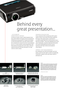 Page 4…IS 70 YEARS OF 
CANON OPTICAL HERITAGE
For the last 70 years, Canon’s optical engineers have
been at the forefront of imaging and lens development,
relentlessly pursuing advances in optical technologies.
As well as the XEED SX50’s new AISYS optical system,
this commitment to research has led to a new projection
lens. Its 1.7x zoom achieves strong magnification with
little distortion throughout the zoom range, while two
aspherical elements eliminate aberrations, for high
corner-to-corner contrast....