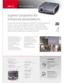 Page 5• Native SXGA+ resolution and LCOS
technology for seamless, lattice-free images
• Canon’s Advanced AISYS Optical System
delivers a bright 3500 lumens, for clear
projection even in daylight conditions
and medium-sized venues 
• 1000:1 contrast ratio for vivid colours
and deep blacks
• Fully automatic setup: Auto Focus,
Auto Keystone Correction, Auto Screen
Colour Correction and Auto Input Selection• Canon powered wide-angle 1.7x zoom lens
for flexible projector placement
• Just 31dBA operation in Quiet...