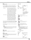 Page 55
55

Factory default
This function returns all setting values except for the user logo, PIN 
code lock, Logo PIN code lock, lamp counter, and filter counter to 
the factory default settings.
Factory default
Quit
Exit the Setting Menu.
Select Factory default and this box appears. Select [Yes], and the next box appears. 
Test pattern
Various test pattern are available for use when setting up the 
projector.
Filter counterFilter counter
Filter replacement icon appears on the screen at a set time.
✔Note:	 •...