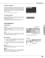 Page 2525
Basic Operation
Basic Operation
Press the NO SHOW button on the remote control unit to black
out the image.  To restore to normal, press the NO SHOW button
again or press any other button.  When a projected image is
captured and set as “User” in the Logo item in the Setting Menu
(p42), the screen changes each time you press the NO SHOW
button as follows.
The message disappears after 4 seconds.
Press the P-TIMER button on the remote control unit.  The timer
display “00 : 00” appears on the screen and...