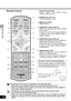 Page 1616
BEFORE USE
Remote Control
The remote control may be inoperative in the following cases:
• When there is an obstacle between the remote control and main unit.
•
When the infrared remote receiver on the main unit is exposed to direct sunlight or
strong light of lighting equipment.
• All operations of the projector can be controlled with the remote control.
• The remote control uses infrared light.
• When you use two projectors at the same time, you can change the channel
settings to prevent the two...