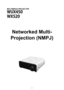 Page 201
201
MULTIMEDIA PROJECTOR
Networked Multi-
Projection (NMPJ) 