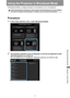 Page 245
245
Networked Multi-Projection
Operation in Each Mode
Using the Projector in Broadcast Mode
In Broadcast Mode, a single computer is connected to up to 12 projectors.
Procedure
1In the mode selection menu, select [Broadcast Mode].
2The projector selection menu is displayed. In the list of projectors at left, 
click the projector to connect to.
You can select up to 12 projectors. Selected projectors are listed at right.
Before projecting from projectors in other subnets in Broadcast Mode, you must...