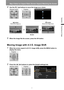 Page 61
61
Step 4 Select an Aspect Ratio (Screen Aspect) Matching the Screen
Operation
Projecting an Image
4Use the [ ] / [ ] buttons to move the image up or down.
5When the image fits the screen, press the OK button.
Moving Image with 4:3 D. Image Shift
1When the screen aspect is [4:3 D. image shift], press the MENU button to 
display the menu.
2Press the [ ] / [ ] buttons to select the [Install settings] tab.
[ ] button 
Moves the image up.[ ] button 
Moves the image down.
Screen
Remote controlProjector...