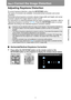 Page 65
65
Operation
Projecting an Image
Step 5 Correct the Image Distortion
Adjusting Keystone Distortion
To correct keystone distortion, press the KEYSTONE button.
Two types of correction are available:  horizontal/vertical correction and corner 
correction.
Horizontal/vertical keystone correction adjusts image width and height, and corner 
correction adjusts the image relative to each corner.
For instructions on switching between the two types of keystone correction, refer to 
“Specifying Keystone...