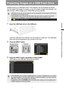 Page 77
77
Operation
Useful Functions Available During a Presentation
Projecting Images on a USB Flash Drive
Images stored on a USB flash drive in the projector can be projected as follows. 
You can select the images to project, or you can project images automatically, one 
after another. JPEG images up to 7000x7000 can be projected.
1Insert the USB flash drive in the USB port.
Insert the USB flash drive directly into the projector’s USB port. The USB flash 
drive will not be recognized if you connect it via a...