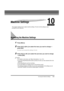 Page 161CHAPTER
Accessing the Machine Settings10-1
10Machine Settings
This chapter explains how to adjust machine settings. The list of all the settings is also 
provided for your reference.
Accessing the Machine Settings
1Press [Menu].
2Press [((-)] or[)(+)] to select the menu you want to change ➞
press [Set].
You have now accessed the settings in the list.
3Press [((-)] or [)(+)] to select the sub menu you want to change 
➞ press [Set].
NOTE
•For details on sub menus, see "Menu Descriptions," on p....