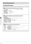 Page 88
6-4
Using the Fax Functions
Specifying Destinations
      Specifying Destinations by Entering a Fax Number  
 Specify the fax number with the numeric keys, [  ] ( Tone), and [] (Symbols). 
  Correcting destinations  Canceling  destinations 
 Press and hold [
] (Clear). 
 Deleting the last character of a destination
  Press  [
] (Clear). 
•
•
    Specifying Destinations Using Coded Dial  
 Press  [] (Coded Dial), and then enter the three-digit registration number (001 to 
181) with the numeric keys. 
 To...