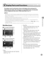 Page 36
Before Using the Machine
1-11
Display Parts and Functions

Display Parts and Functions
The settings screen for each function is shown on the display on the control panel. For 
details about each setting, refer to the pages on corresponding function. For instructions 
on how to display each screen, refer to “Main Control Panel,” on p. 1-6.
Depending on the number of destinations registered, after the main power switch is turned ON, you may not be able to perform operations using the control panel when...