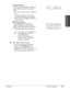 Page 129Chapter 9 Special Features9-7
Special Features
❚Regular dialing:
Use the numeric buttons to enter the 
fax number you want, then press
Set.
•You can only enter one fax number this
way.
•To correct a mistake in the number, 
press ¬
to delete the rightmost digit.
Alternatively, press 
Clearto delete the 
entire number.
❚Directory dialing:
Press Directory, then use the 
numeric buttons to enter the first 
letter of the other party’s name. Use 
∂
or ¨to find the name you want.
n
•If you enter a wrong...