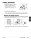 Page 57Chapter 4 Document Handling4-3
Document
Handling
Loading Documents
Insert the top of your document, face  
down, into the ADF until you hear a beep 
q.
Then adjust the document guides to the 
width of the document 
w.
•Tap multipage documents on a flat surface to
even the edges before inserting them in the
ADF.
The document is now ready for scanning.
n
•For a multipage document, the pages are fed one by one from the bottom of the stack.
•Wait until all pages of your document have been scanned before...