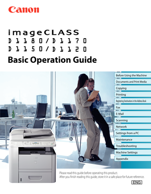 Page 1Basic Operation Guide
Please read this guide before operating this product.
After you finish reading this guide, store it in a safe place for future reference. 