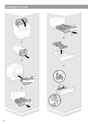 Page 44
Installing the Printer       