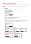 Page 118SelectingtheReceiveMode
1469-023
Select the receive mode that suits your intended use beforehand ( 
DecidingWhichFaxReceiveModeto
Use(P.107) ).
1Tap.
	The screen shown here is displayed after the unit name has been registered ( RegisteringtheFax
NumberandUnitName(P.108) ).
2Selectthereceivemodethatsuitsyourintendeduse.
	Select the receive mode with tapping  or .
If you have subscribed to a Distinctive Ring Pattern Detection (DRPD) service provided by your telephone
company,...