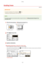 Page 122SendingFaxes
1469-025
To prevent missending of a fax, always press  4rst.
*  Destinations set by the previous user may remain.You need to complete some procedures before using fax functions. Con4gurLng InitialSettingsforFax
Functions(P.106)
1Placethedocument(s).PlacingDocuments(P.41)2Pressandtap.3Specifyadestination.
Specifyingdestinationsusingthenumerickeys
Enter the destination using the numeric keys, and tap .
	 If you enter the wrong characters, press 
. (Press to delete each...