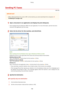 Page 176SendingPCFaxes
1469-0E6
	When  is set to  on the machine, you cannot send faxes from computers. 
ProhibitingPCFaxing(P.418)1Openadocumentinanapplicationanddisplaytheprintdialogbox.
	How to display the print dialog box differs for each application. For more information, see the instruction
manual for the application you are using.
2Selectthefaxdriverforthismachine,andclick[Print@.
WhensendingfromtheWindowsStoreappinWindows8/10/Server2012
Display the charms on the right...