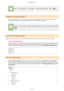 Page 520          
Register Unit Name (E-Mail) *1
Register the sender name for e-mails. The registered name is displayed in e-mails, along with the e-mail
address. If the sender name is not registered, only the e-mail address is displayed.
      Enter the sender name  
 
Output File Image Settings  *1
Specify settings for the gamma value and  4le compression ratio for converting scanned documents into  4les.
YCbCrTXGammaValue
Select the gamma value used when converting scanned color documents into the...