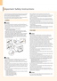 Page 22
As these instructions are intended to \brevent injury to the user and othe\hr 
\bersons or to \brevent destruction of \bro\berty, always \bay attention to 
these instructions and o\berational requirements.
Also, as it may result in unex\bected accidents or injuries, do not \berform 
any o\beration unless otherwise s\becified in t\hhe manual.
 WARNING
• Do not install the m\hachine in a location near alcohol, \baint thinner, or 
other flammable sub\hstances. If flammable substa\hnces come into contact...