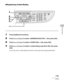 Page 724-14
Sending Faxes
●Registering Coded Dialing
1Press [Additional Functions].
2Press [ ] or [ ] to select , then press [OK].
3Press [ ] or [ ] to select , then press [OK].
4Press [ ] or [ ] to select a coded dialing code (00 to 99), then press 
[OK].
You can also enter a coded dialing code with the numeric keys after pressing [Coded Dial].
1
2
4
[OK]
3 