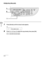 Page 976-5
Copying
●Adjusting Manually
1Press [Density] until the manual mode appears.
2Press [ ] or [ ] to adjust the copy density, then press [OK].
[ ]: to make light documents darker
[ ]: to make dark documents lighter
2 1
[OK]
Ex.
DENSITY
-LT              DK+ 