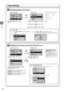 Page 603-6
Copying
 Copy  Settings 
    Enlarging/Reducing  Copies  
 Copy mode screen    Setting screen 
    
 
Copy: Press Start
100%      LTR
 Original Type: Text
. ..
  2-Sided: Off
 Copy Ratio: 100% Dir
101
    
Copy Ratio
 Custom Ratio
 100% Direct
 400% Max
 200%  
  
 Press  [] or [] to select the copy ratio à [OK] 
      
 
 Load paper of the output size (àP.2-9) 
      
 
 Register the output paper size ( àP.2-14) 
 For the preset zoom, you can select 
from the following setting values. 
 • 100%...