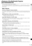 Page 1515
SAFETY INSTRUCTIONS
Features of the Multimedia Projector 
SX7/SX6/SX60/X700
Thank you for purchasing a Canon projector.
The MULTIMEDIA PROJECTOR SX7/SX6/SX60/X700 are high-performance projectors
which project the data from the computer and the moving picture from the DVD player to
the big screen.
Major Features
Smooth and Beautiful Imaging Capability
Incorporation of AISYS, Canons unique optical engine, and LCOS (Liquid Crystal On Sili-
con) achieves high brightness, high contrast ratio, and smooth...