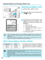 Page 22Temperature+20 °C–20 °C Rolls
75 (50)
18 (12)
Installing the Battery and Checking the Battery Level
Checking the Battery Level
Set the < > switch to < >.
Open the side cover and press the
  button.
The battery level indicator will
appear on the LCD panel. The
different indicators indicate the
following:
1: Battery level OK.
2 : Keep spare battery handy.
3 : (Blinking display) Battery will soon be
exhausted.
4 : (No display): Replace with new battery.
(blinking): See page 7.
22
2CR5 Lithium Battery Life...