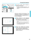 Page 43Focusing Point Selection
43
Turn the < > dial to select a
blinking channel No.
•If there is no blinking channel No., see
“Deleting Eye-Control Calibration Data” on
page 46.
Hold the camera horizontally. The
calibration sequence corresponds to
the focusing points numbered from (1)
to (4) in the figures.
Keep looking at the blinking
focusing point (1) in the viewfinder,
then press the shutter button.
•The focusing point will stop blinking and
stay lit.
• Keep looking at the lit focusing point for 1
to 2...