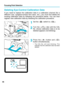 Page 46Deleting Eye-Control Calibration Data
If you need to replace the calibration data in a calibration channel (f\
or a
different user, eyeglass/contact lens wear, etc.), you must first delet\
e the
existing calibration data by following the procedure below. You can then\
register new calibration data by following the calibration procedure.Set the < > switch to < >.
Turn the < > dial until the CAL
No. whose calibration data is to be
deleted appears (not blinking).
Press the < > button and < >
button...